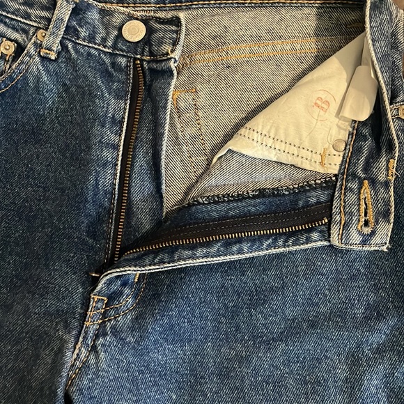 Vintage Something Made in France By Edwin Straight Tapered Leg Jeans Size XS - Picture 14 of 16